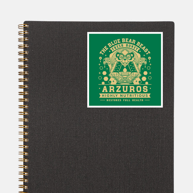 Arzuros Honey Vintage Crest-None-Glossy-Sticker-LAGELANTEE