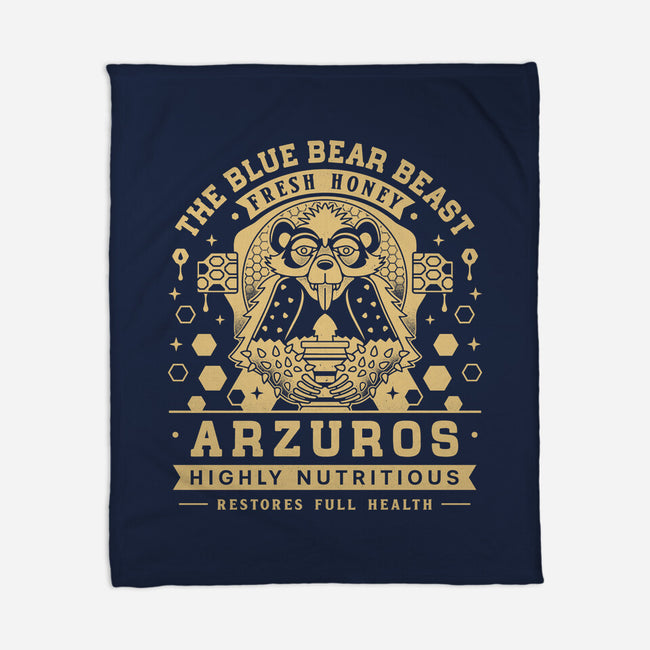 Arzuros Honey Vintage Crest-None-Fleece-Blanket-LAGELANTEE