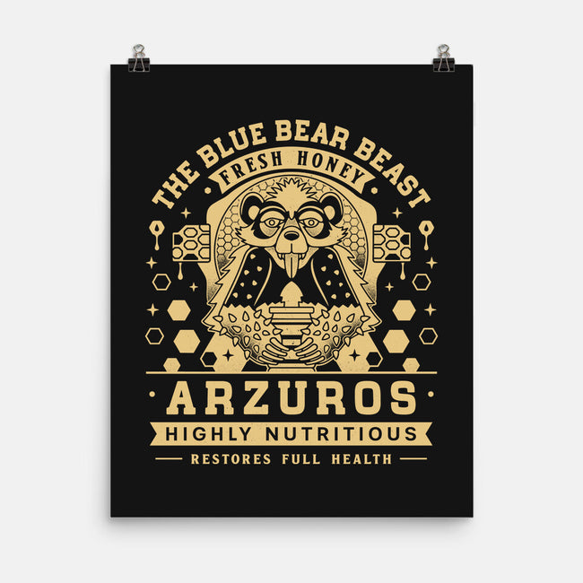 Arzuros Honey Vintage Crest-None-Matte-Poster-LAGELANTEE