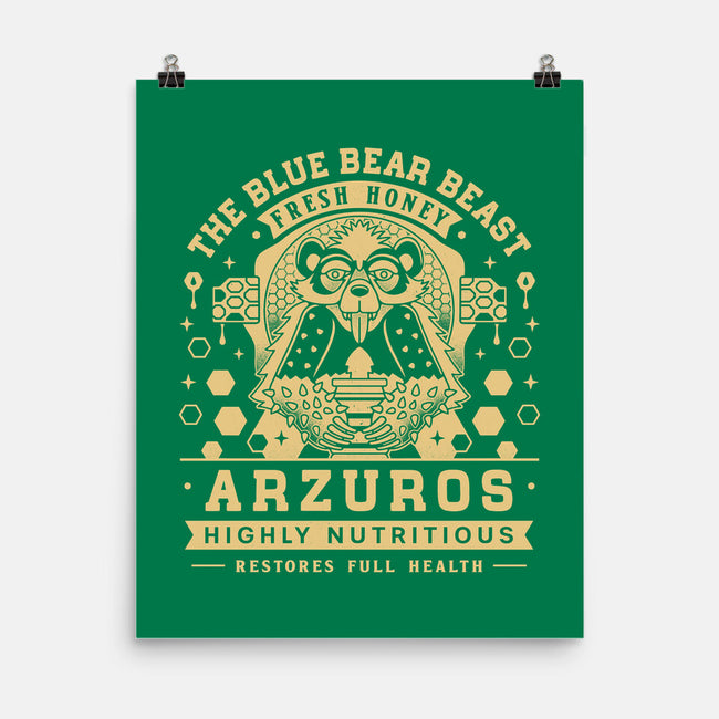 Arzuros Honey Vintage Crest-None-Matte-Poster-LAGELANTEE
