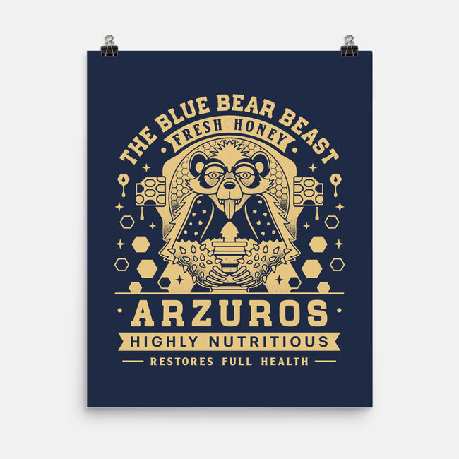 Arzuros Honey Vintage Crest-None-Matte-Poster-LAGELANTEE