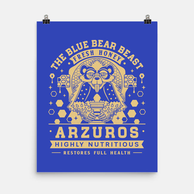 Arzuros Honey Vintage Crest-None-Matte-Poster-LAGELANTEE