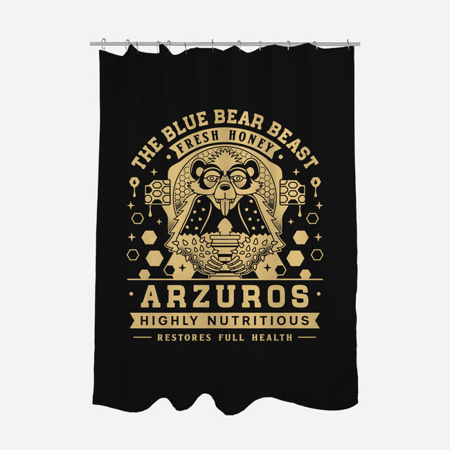 Arzuros Honey Vintage Crest-None-Polyester-Shower Curtain-LAGELANTEE