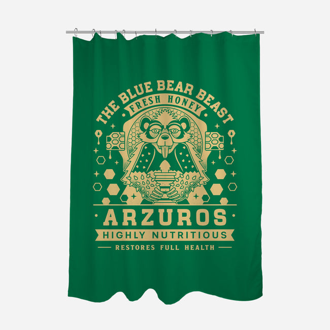 Arzuros Honey Vintage Crest-None-Polyester-Shower Curtain-LAGELANTEE