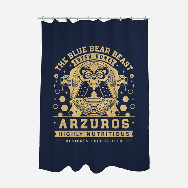 Arzuros Honey Vintage Crest-None-Polyester-Shower Curtain-LAGELANTEE
