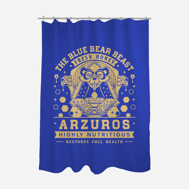 Arzuros Honey Vintage Crest-None-Polyester-Shower Curtain-LAGELANTEE
