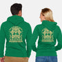 Arzuros Honey Vintage Crest-Unisex-Zip-Up-Sweatshirt-LAGELANTEE