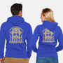 Arzuros Honey Vintage Crest-Unisex-Zip-Up-Sweatshirt-LAGELANTEE