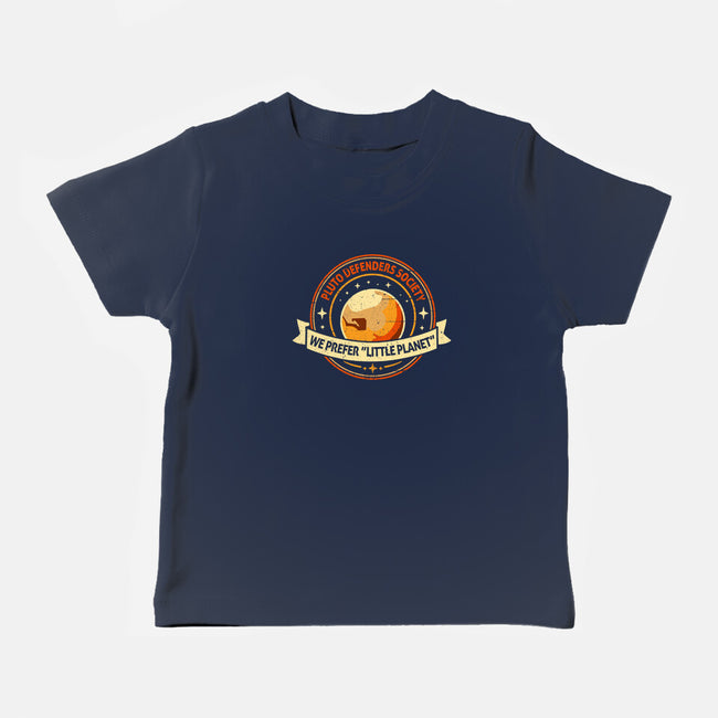 Pluto Defenders Scociety-Baby-Basic-Tee-BridgeWalker