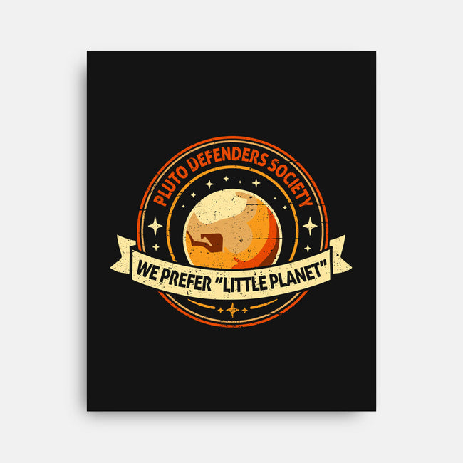 Pluto Defenders Scociety-None-Stretched-Canvas-BridgeWalker