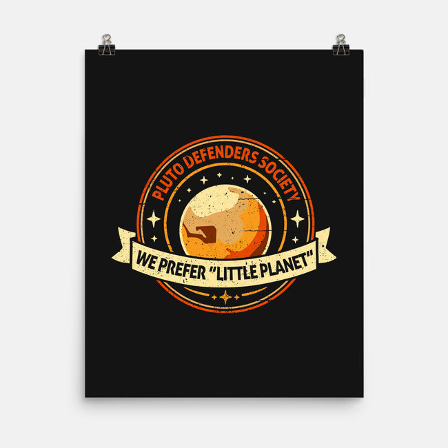 Pluto Defenders Scociety-None-Matte-Poster-BridgeWalker