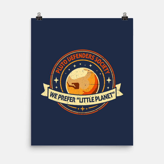 Pluto Defenders Scociety-None-Matte-Poster-BridgeWalker