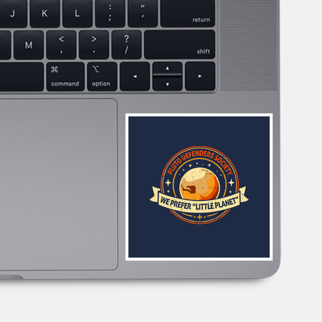 Pluto Defenders Scociety-None-Glossy-Sticker-BridgeWalker