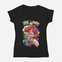 The Comedian-Womens-V-Neck-Tee-Guilherme magno de oliveira