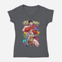 The Comedian-Womens-V-Neck-Tee-Guilherme magno de oliveira