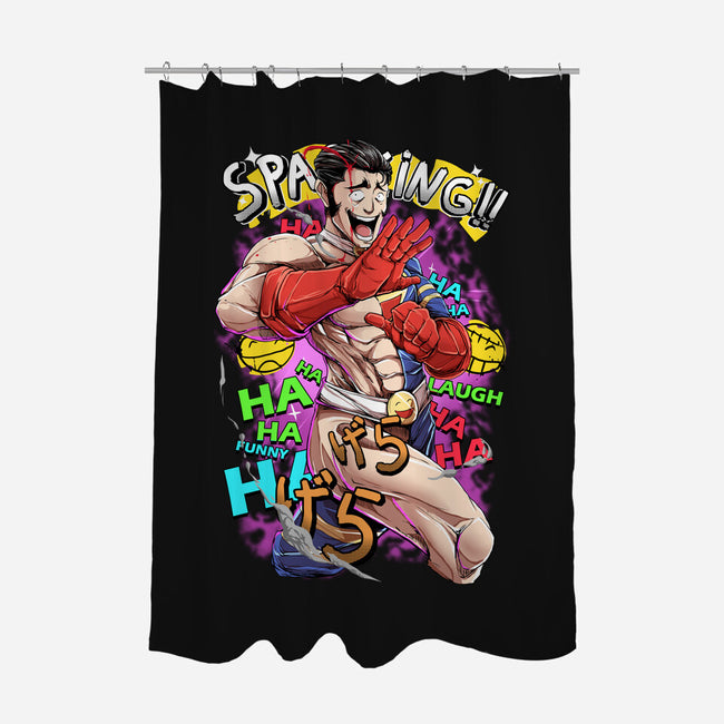 The Comedian-None-Polyester-Shower Curtain-Guilherme magno de oliveira