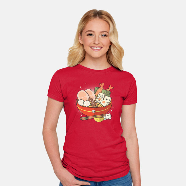Itadakimeow-Womens-Fitted-Tee-Freecheese