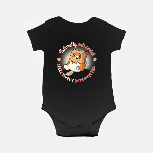 Anti Social And Introverted-Baby-Basic-Onesie-Freecheese