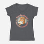 Anti Social And Introverted-Womens-V-Neck-Tee-Freecheese