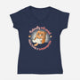 Anti Social And Introverted-Womens-V-Neck-Tee-Freecheese