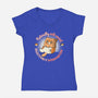 Anti Social And Introverted-Womens-V-Neck-Tee-Freecheese