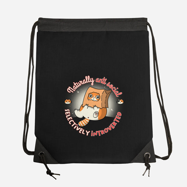 Anti Social And Introverted-None-Drawstring-Bag-Freecheese