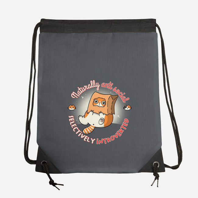 Anti Social And Introverted-None-Drawstring-Bag-Freecheese