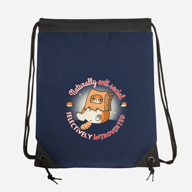 Anti Social And Introverted-None-Drawstring-Bag-Freecheese
