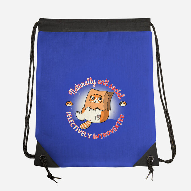 Anti Social And Introverted-None-Drawstring-Bag-Freecheese