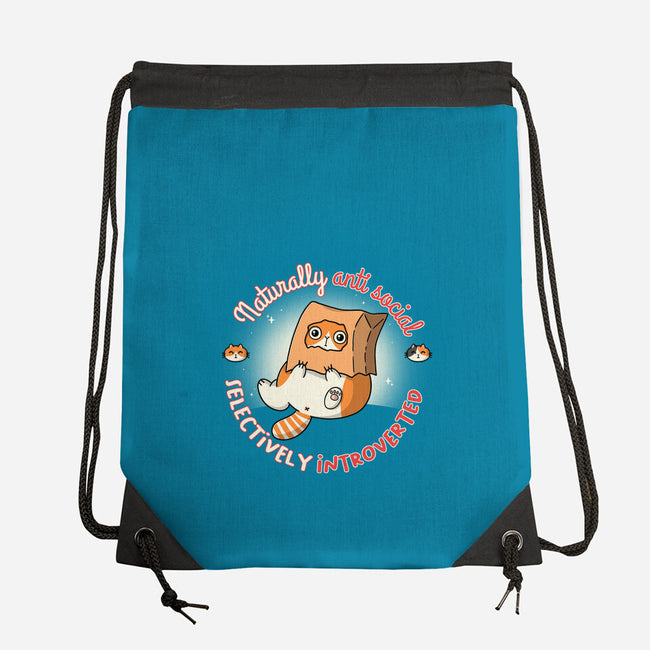 Anti Social And Introverted-None-Drawstring-Bag-Freecheese