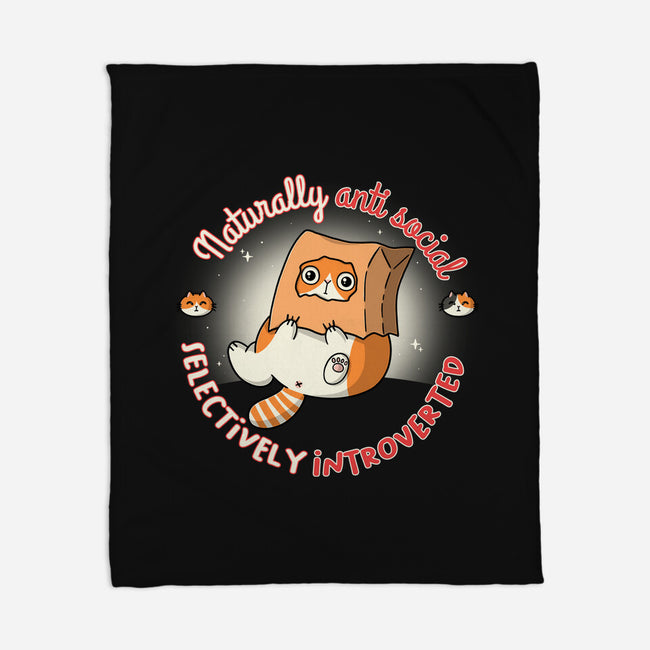 Anti Social And Introverted-None-Fleece-Blanket-Freecheese