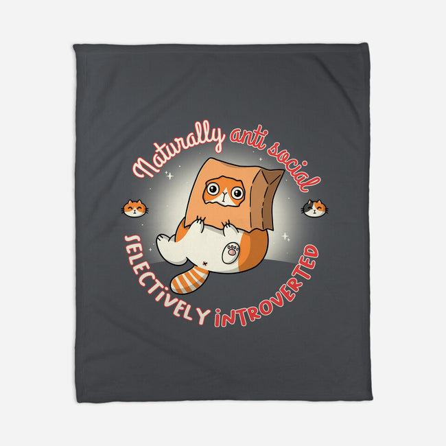 Anti Social And Introverted-None-Fleece-Blanket-Freecheese