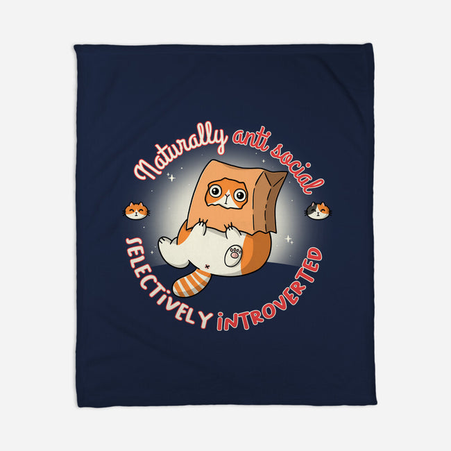 Anti Social And Introverted-None-Fleece-Blanket-Freecheese