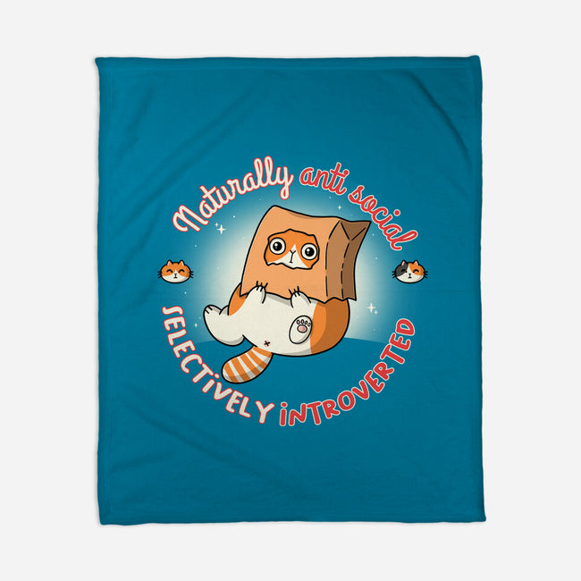 Anti Social And Introverted-None-Fleece-Blanket-Freecheese
