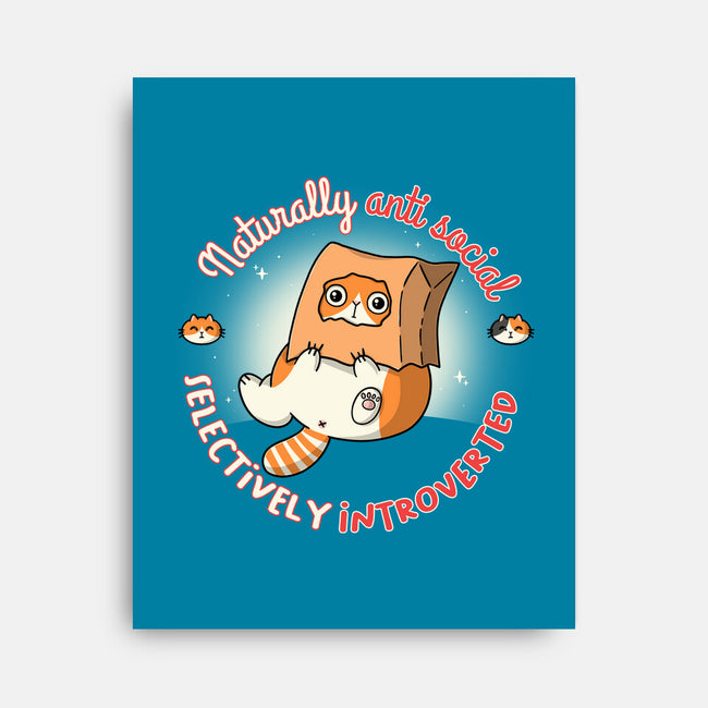 Anti Social And Introverted-None-Stretched-Canvas-Freecheese