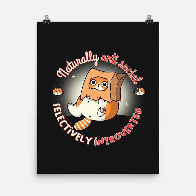 Anti Social And Introverted-None-Matte-Poster-Freecheese
