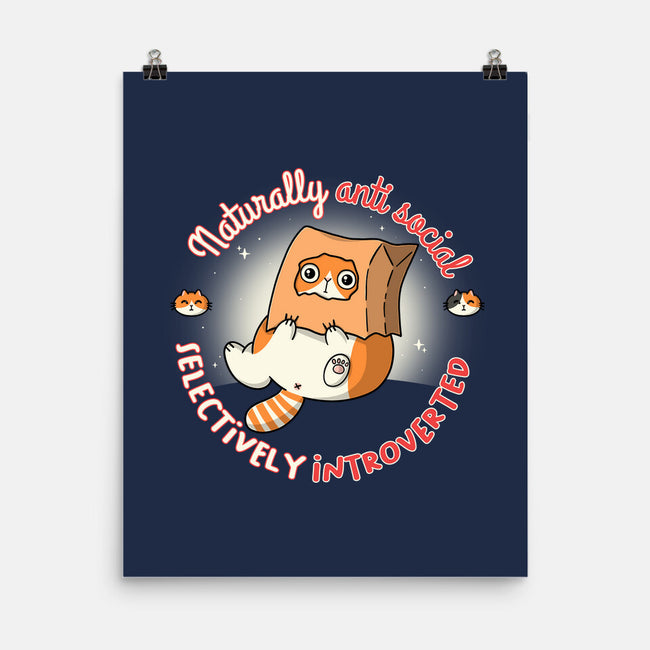Anti Social And Introverted-None-Matte-Poster-Freecheese