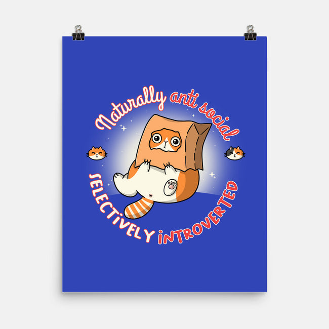 Anti Social And Introverted-None-Matte-Poster-Freecheese