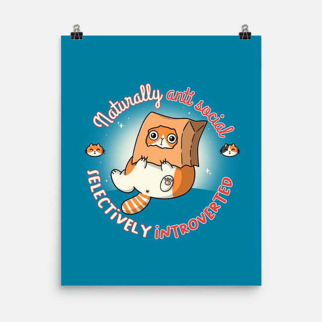 Anti Social And Introverted-None-Matte-Poster-Freecheese
