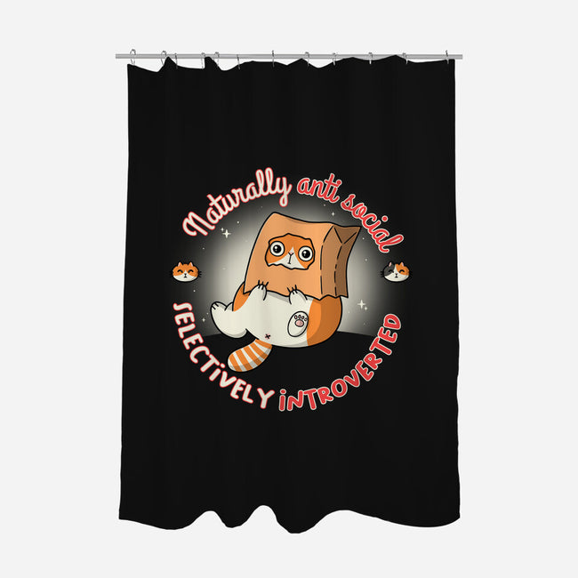 Anti Social And Introverted-None-Polyester-Shower Curtain-Freecheese