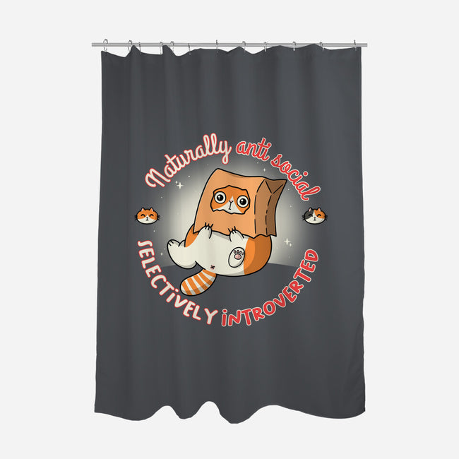 Anti Social And Introverted-None-Polyester-Shower Curtain-Freecheese