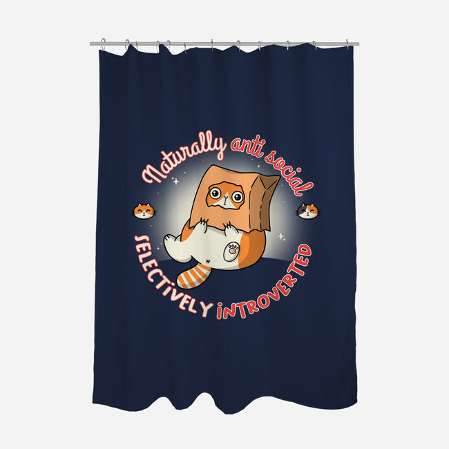 Anti Social And Introverted-None-Polyester-Shower Curtain-Freecheese
