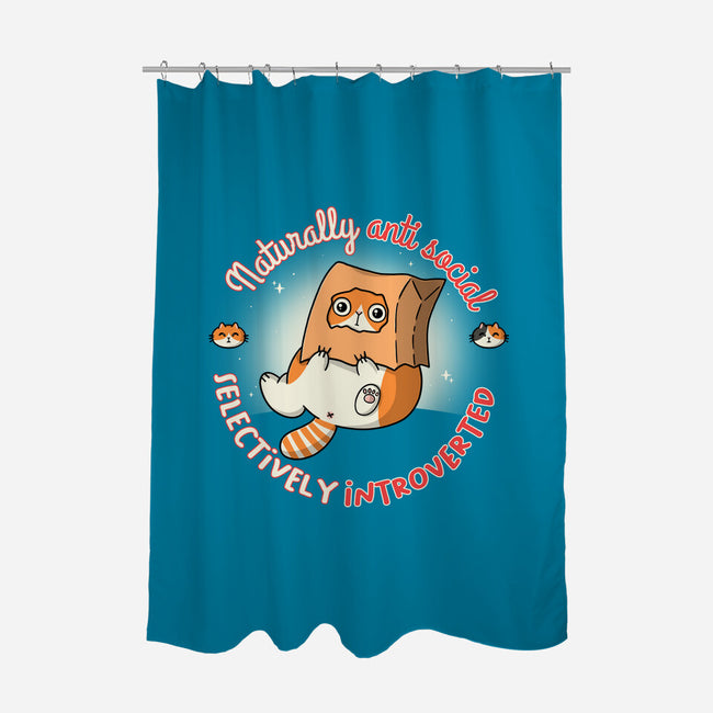 Anti Social And Introverted-None-Polyester-Shower Curtain-Freecheese