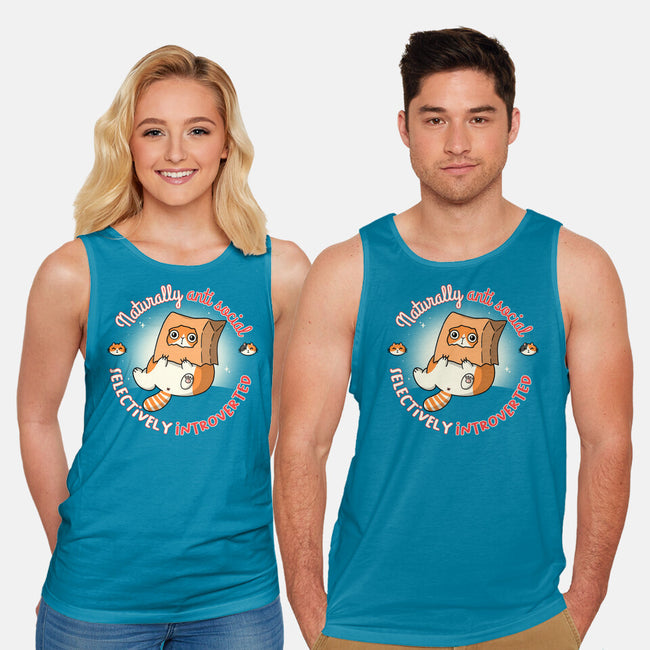 Anti Social And Introverted-Unisex-Basic-Tank-Freecheese