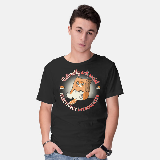 Anti Social And Introverted-Mens-Basic-Tee-Freecheese