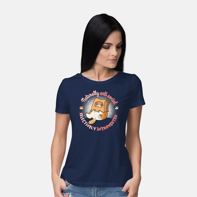Anti Social And Introverted-Womens-Basic-Tee-Freecheese