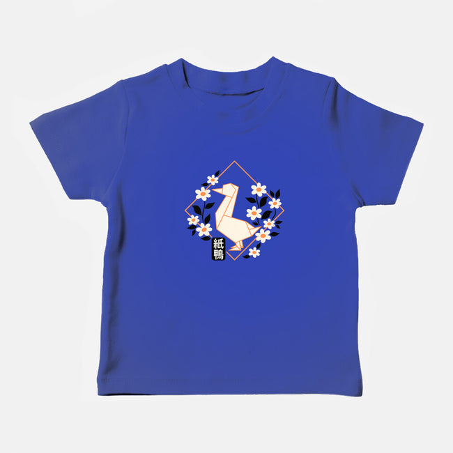 Origami Duck-Baby-Basic-Tee-NemiMakeit