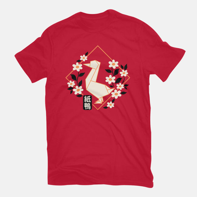 Origami Duck-Mens-Basic-Tee-NemiMakeit