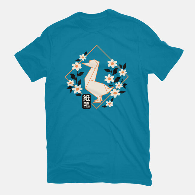 Origami Duck-Mens-Heavyweight-Tee-NemiMakeit