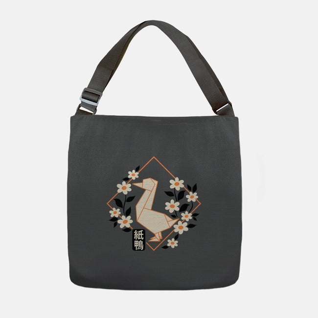 Origami Duck-None-Adjustable Tote-Bag-NemiMakeit